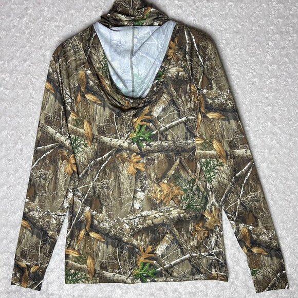 Hurley Realtree Edge UPF 50+ Camouflage Long Sleeve Hoodie Size Medium - Picture 6 of 7
